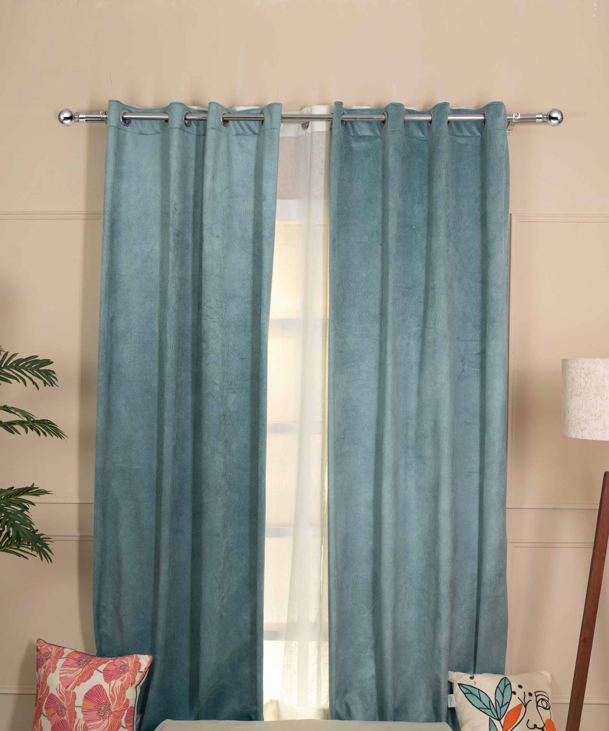 Suede Curtains - Light Blocking - Model chamois