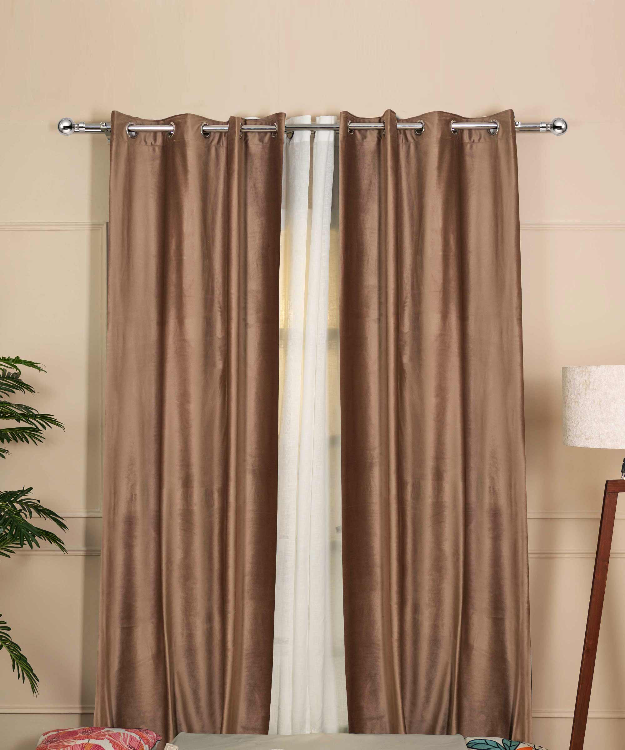 Plain Velvet Curtains - Model Plain velvet